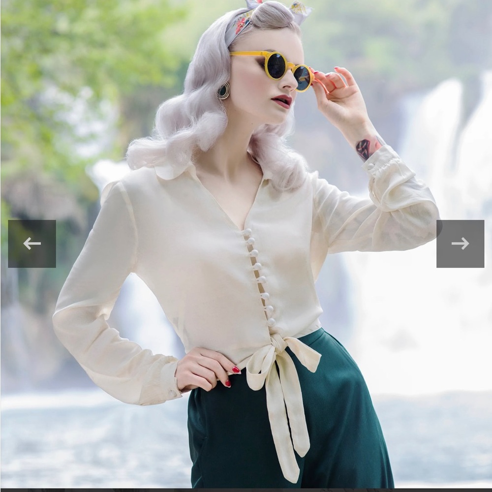 Seamstress of Bloomsbury Clarice blouse